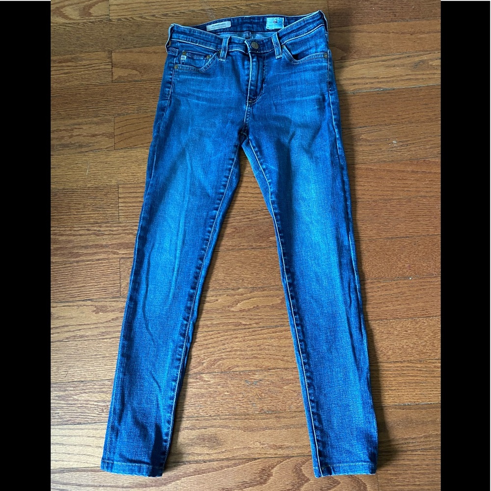 AG JEANS "THE MIDDI MID-RISE LEGGING ANKLE" Jeans In "12Y-WGP"